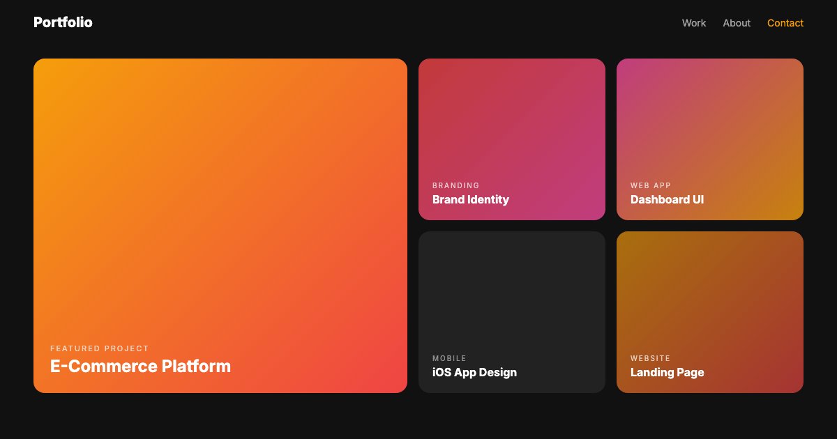 Portfolio Dark Premium